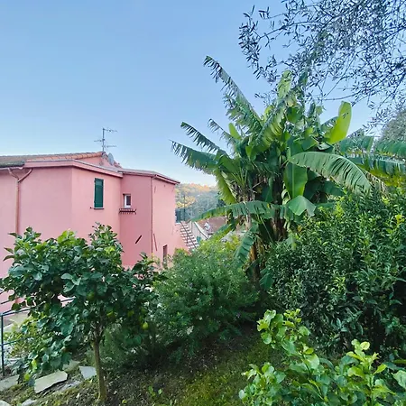 شقة Casa Rosa Rapallo, Peaceful Multiple Surrounded By Greenery With Free Parking, Wifi & Air Conditioning, Welcome Kit Priority With Prosecco